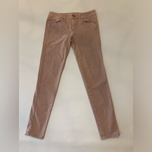 American Eagle peach jegging stretch skinny jeans, size women’s 6 (C)